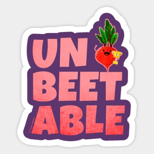 Unbeetable Sticker